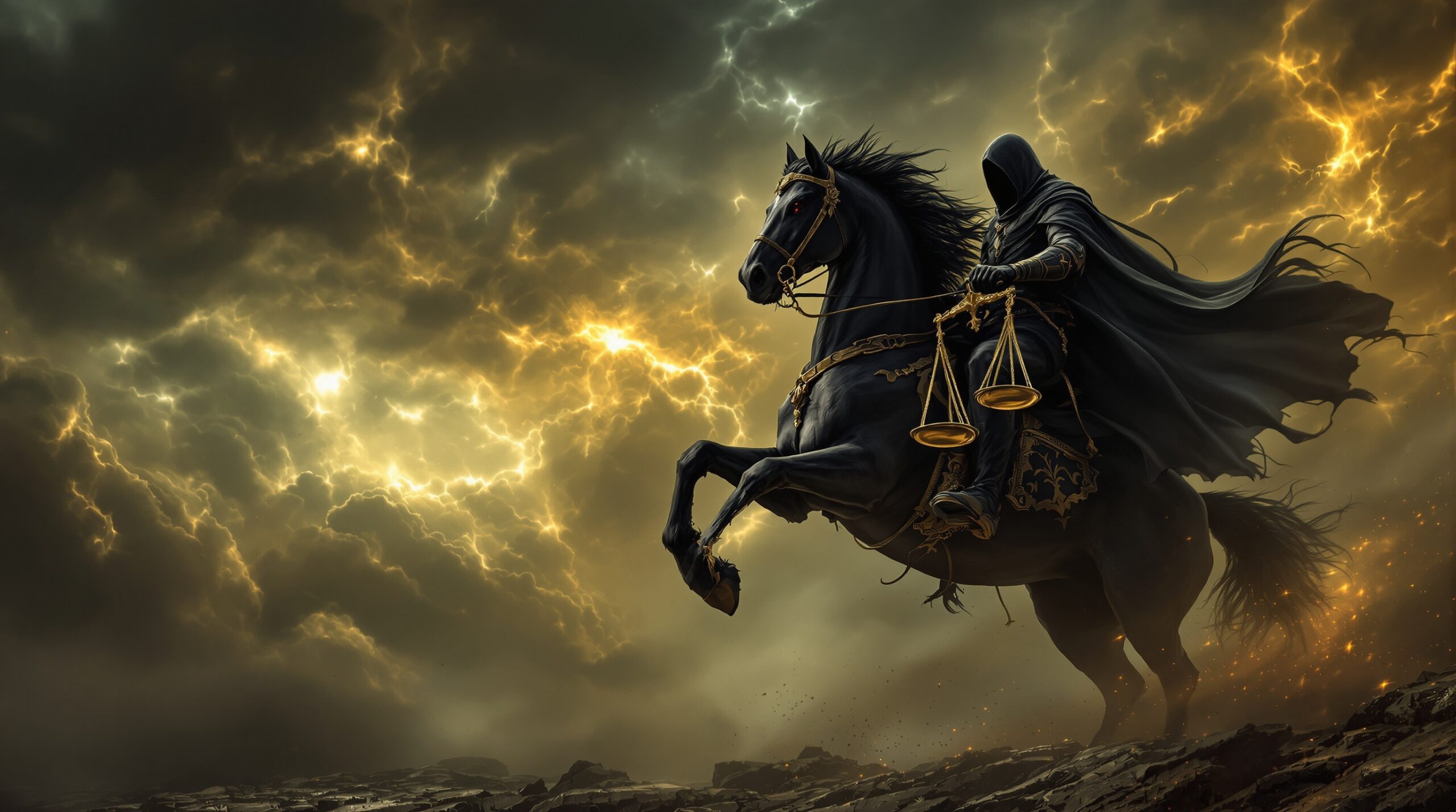 What Is the Black Horse in Revelation?